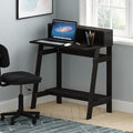 Furinno Simplistic 31-Inch Compact Computer Desk, Black Espresso | Small, Rectangular, Easy Assembly, Office Desk, Home Office Desk, Gaming Desk for Dorm, Bedroom, Study Room