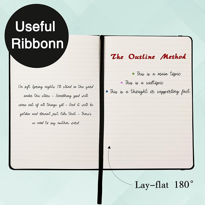 URSUNSHINE Ruled Notebook/Journal - Classic Lined Journal/Notebook