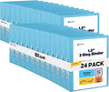 Enday 1.5 Inch Binder (24 Pack - Blue) 3 Ring Binder 1.5 inch with Clear View Cover and 2 Inside Pocket - for Letter Size 8.5 x 11'' Paper, Ideal for School Supplies, Office, and Home