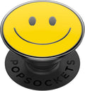 PopSockets Adhesive Phone Grip, Holder- Enamel Be Happy | Secure Comfortable Hold, Anti-Drop, Kickstand, Yellow, Butter, Electronic Accessories, For iPad/Kindle/iPhone/Android
