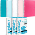 KOKUYO Campus Smart Ring Binders 5 Pack, B5 Binder Notebooks, 60 Sheets Capacity, 26 Holes Slim Binder Folder and 300 Sheets Campus Loose-leaf Paper for Work, Study and Journal