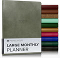 Gallery Leather Large Monthly Planner 2026-2027 Acadia Cactus