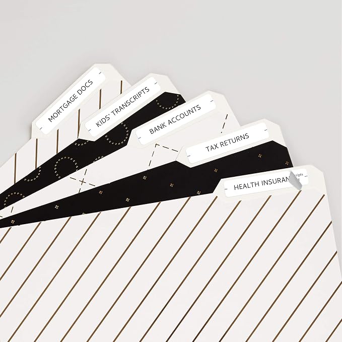 Avery® Easy Peel® File Folder Labels on 4" x 6" Sheets, 2/3" x 3-7/16", White, 3 Pack, 756 Labels Total (32131)