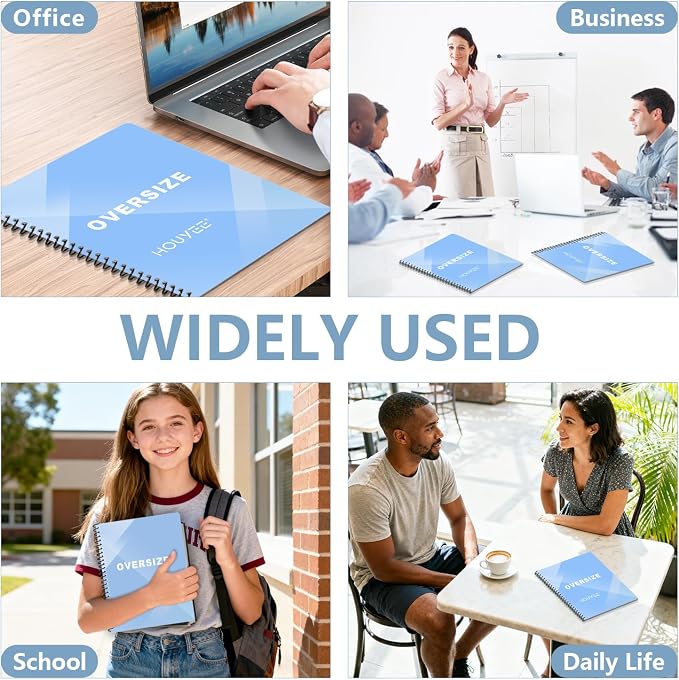HOUYEE 100 Pack 10 Mil Clear Binding Presentation Covers,PVC,Oversize | Clear Covers for Binding 8.75 x 11.25 Inches, Transparent Plastic Binding Covers, Square Corner, Letter Size, for School