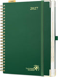 POPRUN 2027 Daily Planner One Page Per Day, Large 8.5" x 12" Calendar Book