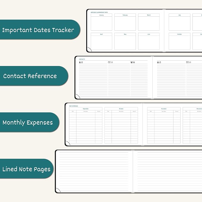 BEZEND Pocket Calendar 2027, Weekly Monthly Planner for Purse (6.5"x3.75")