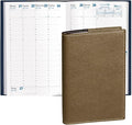Quo Vadis 2026 Minister - Weekly/Monthly Planner - 12 Months, Jan. to Dec. - 6 1/4 x 9 3/8" - Grained Faux Leather Club Bronze Cover- Time Management Appointment Organizer