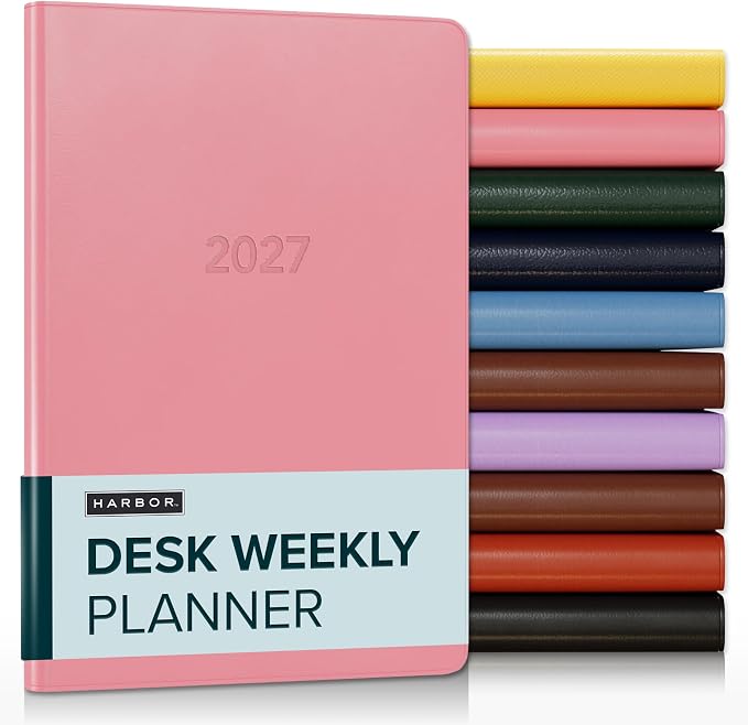Harbor Desk Weekly Monthly Planner 2026-2027 Cambridge Flamingo