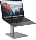 Mount-It! Adjustable Height Laptop Stand for Desk, Ergonomic Laptop Riser for 11–15 Inch Laptops, Tilted Desktop Lift with Anti-Slip Platform, Up to 33 lbs