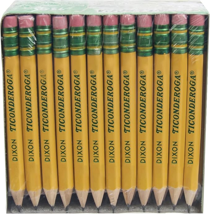 Ticonderoga My First Tri-Write Wood-Cased Pencils (36 Count) Golf Wood-Cased Pencils (72 Count)