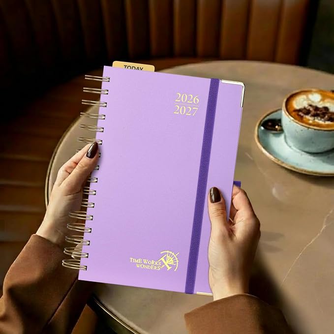POPRUN 2026-2027 Daily Planner One Page Per Day, 5.75" x 8.5", Day Planner
