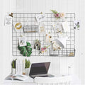 2 Pack Large Wall Grid Panels with Light and Clips, Photo Display Board, Picture Frame Collage Board, Wire Grid Wall Panel Room Decoration,Black | Picture Frames Collage , Wire Grid Wall Panel Room Decoration