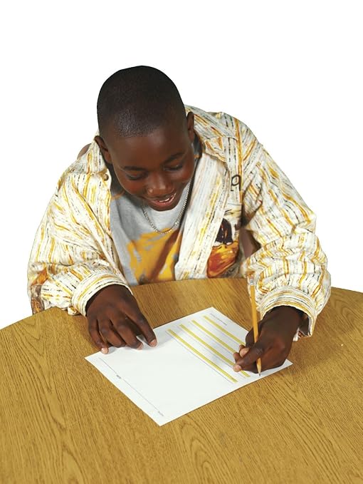 Abilitations - 89665 Integrations Hi-Write Journal Paper - Beginner 2 Paper - 100 Pack, Yellow/White