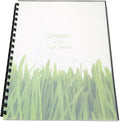 Swingline GBC 100% Recycled Poly Binding Cover, 11"x8-1/2", Frost, Pack of 25 (25817)