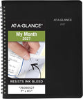AT-A-GLANCE 2027 Planner, Monthly, 7" x 8.75", QuickNotes, Black (76080527)
