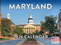Maryland Calendar 2026 Wall 12 Month Monthly MD Scenic Souvenirs Themed Gifts | American Made In The USA
