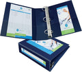 Avery® Heavy-Duty View 3 Ring Binder, 3" EZD® Rings, 1 NVY Blue Binder | For Heavy School, Home and Office Use, Reinforced Vinyl Cover, EZD Locking Rings Hold More Pages, Framed Title Page Display