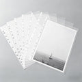 100 Pack 11-Hole 9-Pocket Binder Sleeves, Top-Loading Card Protectors, Waterproof & Dustproof, Thick Clear Material, Fits Most 3-Ring Binders, High Transparency for Trading Cards/Photos