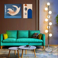 Hsyile Modern Creative Floor Lamp for Living Room,Bedroom,Office,Globe High Pole Standing Lamp, Tree Lamp Chrome Finish,9 Bulbs Included | Globe High Pole Standing Lamp, Tree Lamp Design, 9 Bulbs Included, For Living Room, Bedroom, Office