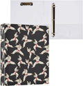 Karate Black Background 3 Ring Binder 1.5 Inch 1 Pack with 200 Sheet for Kids School Supplies Women Men Office