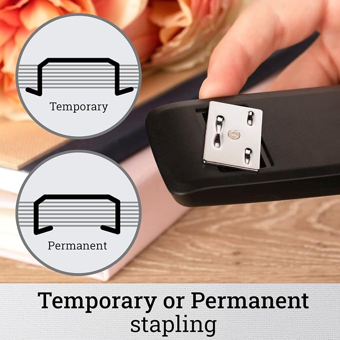 Swingline Standard Stapler, 20 Sheet Capacity, Eco Version, Jam Free, 2 Pack, Black (54501)