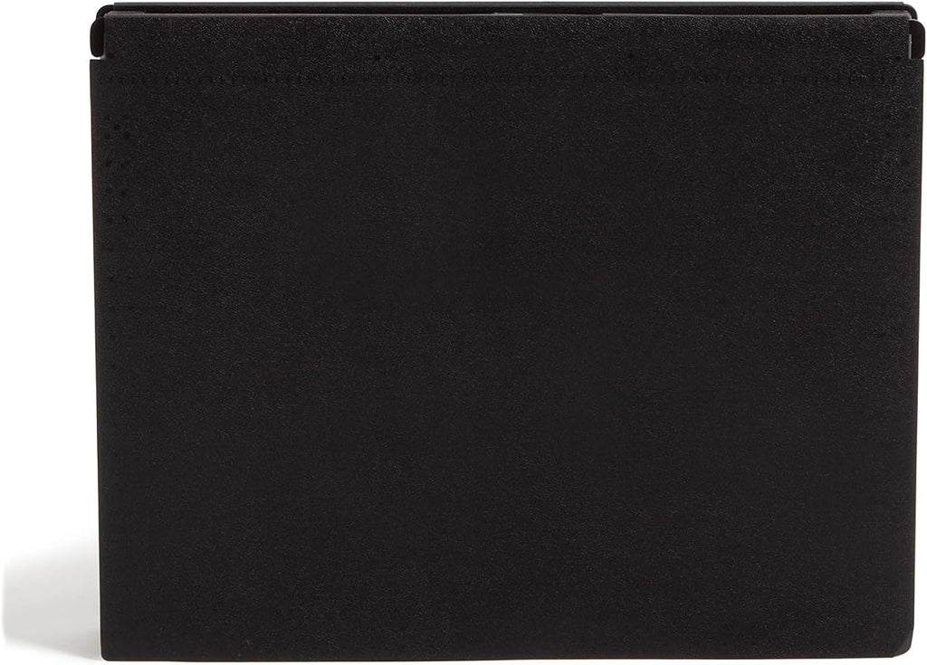 Smead Poly Hanging Expanding File, 12 Dividers, Letter Size, Black (65125)