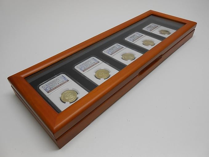 GuardHouse Glass Top Wooden Box for Five Slabs