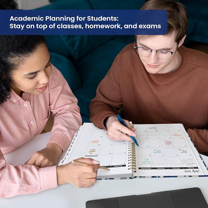 Academic Planner 2026-2027, Jul 2026-Jun 2027 Monthly & Weekly Planner