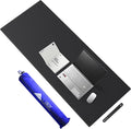 Cacoy 48"x20" Leather Desk Pad Blotter, Waterproof Desk Mat Protector,Black | PU Leather Desk matt for Desktop, XXL Large Gaming Computer Mousepad, Office Desk Cover, Non-Slip Writing Mat for Office Home