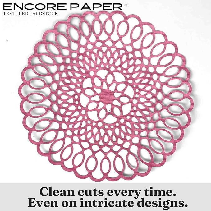 DUSTY ROSE—12x12 Textured Cardstock | 80lb Textured Pink Scrapbook Paper | Premium Cardstock for Cricut Cutting | 25 Sheets