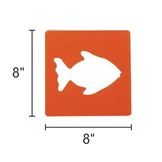 Colorations - EANST Animal Shape Stencils Set of 12 8" Plastic Stencils for Kids Arts and Crafts Material | Washable Plastic, Jumbo and Sturdy, Great for Creating Art, Kids' Stencils