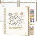 bloom daily planners 2026-2027 Hardcover Academic Year Goal & Vision Planner (July 2026 - July 2027) - 13 Months Weekly & Monthly Agenda Organizer - 7.5" x 9" - Spread Kindness Like Wildflowers