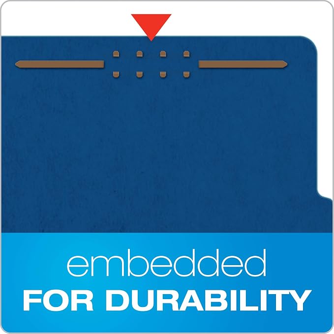 Pendaflex Classification File Folders,1 Divider, Durable File Organizer for Home, School or Office, Letter-Size Folders for Files, Paper Organizer, Durable Prongs, (B006NVMJCC)