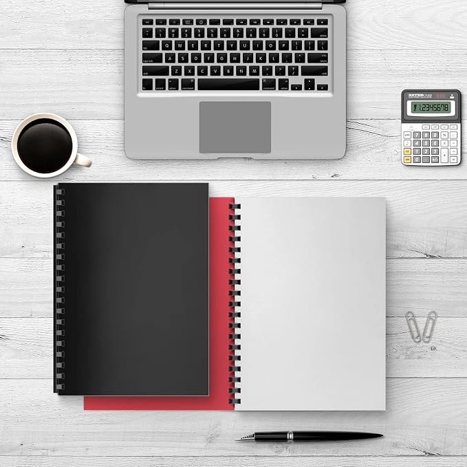 Binditek 13 Mil Glossy Paper Binding Covers, Letter Size, Black, 10 Pack | Paper Binding Presentation Covers, Glossy, 8.5" x 11" Letter Size, 250 GSM, 90 lb, Unpunched, for Business, School Projects