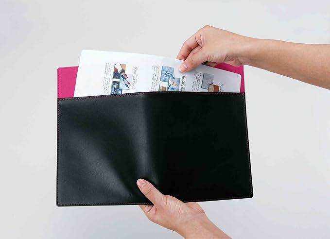 Reimei Fujii WAF152P Refill File A5 Synthetic Leather Pink