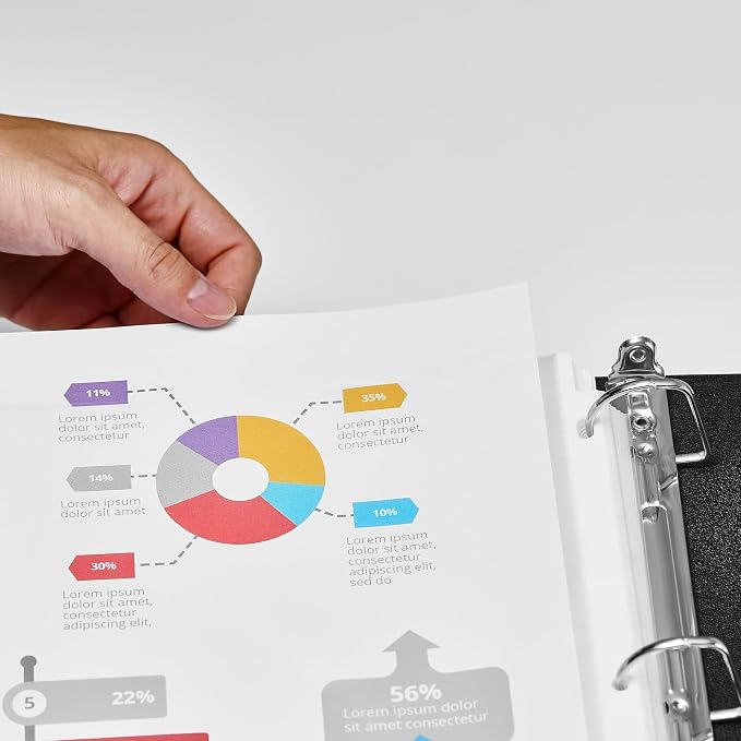 Staples Sheet Protectors, 8.5x11 Inch, Top-Loading, Clear, 100-Pack | 3-hole punched, 2.4 mil pages protect documents in standard binders.