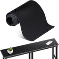 CENNBIE Console Table Leather Cover - 47 x 5.9 Inches Sofa Table Narrow Long Mat - TV/Media/Gaming/Center Console Table Protector Pad for Narrow Side Table, Sideboard, Entryway Table (Black)