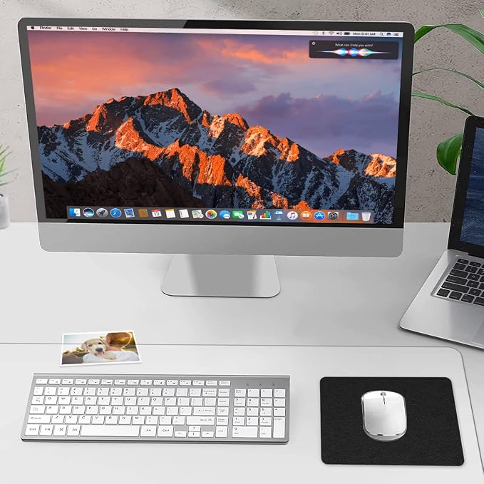 Clear Writing Desk Pad 17 x 36 Inch Waterproof PVC Desk Table Cover Protector on Top of Desks Large Desk Blotter Pad Non-Slip Laptop Desktop Writing Mat for Office Home Decor with Mouse Pad
