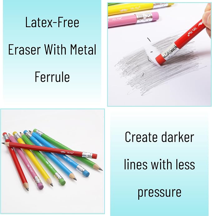 Mr. Pen- Jumbo Pencils, 30 Pack, Colorful Barrels