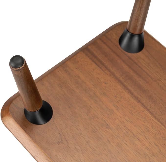 Desk Shelf for Top of Desk (Mahogany) Mid Century Modern Monitor Stand (39.37 × 9.45 × 4.72 inches)