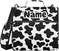 Custom Cow Print 3 Ring Binder Bag 1.5 inch Personalized Name Binder Organizer 500 Sheet Documents Storage for School Office