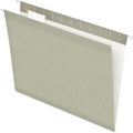 Pendaflex Reinforced Hanging File Folders, Letter Size, Gray, 1/5 Cut, 25/BX (4152 1/5 GRA)