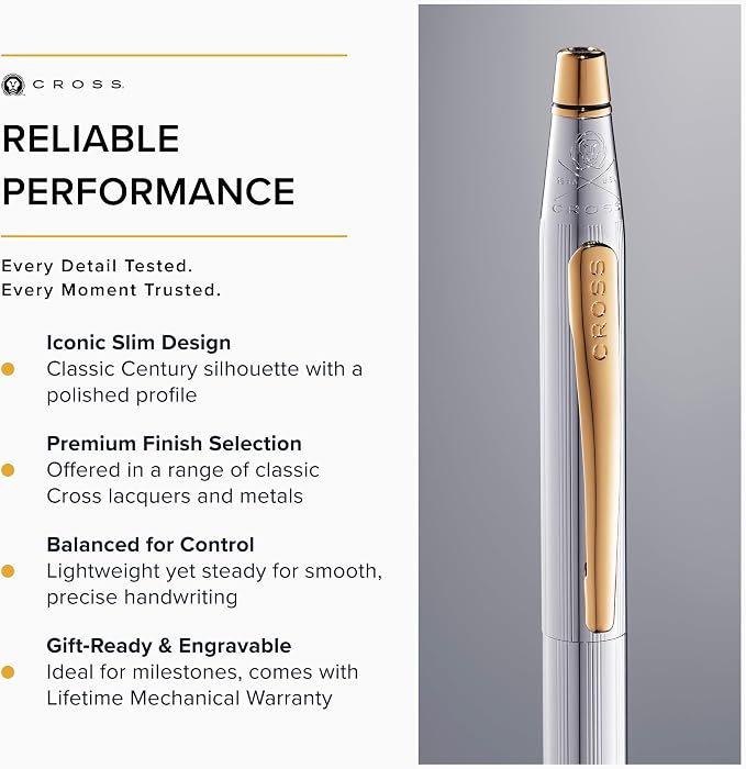 Cross Classic Century Medalist Pen & 0.7mm Pencil Set, Gift-Ready