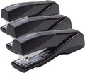 Swingline Stapler, Jam Free, Optima Grip Full Size, Ergonomic Cushion, Metal, 25 Sheet Capacity, Black (87810) (Pack of 3)