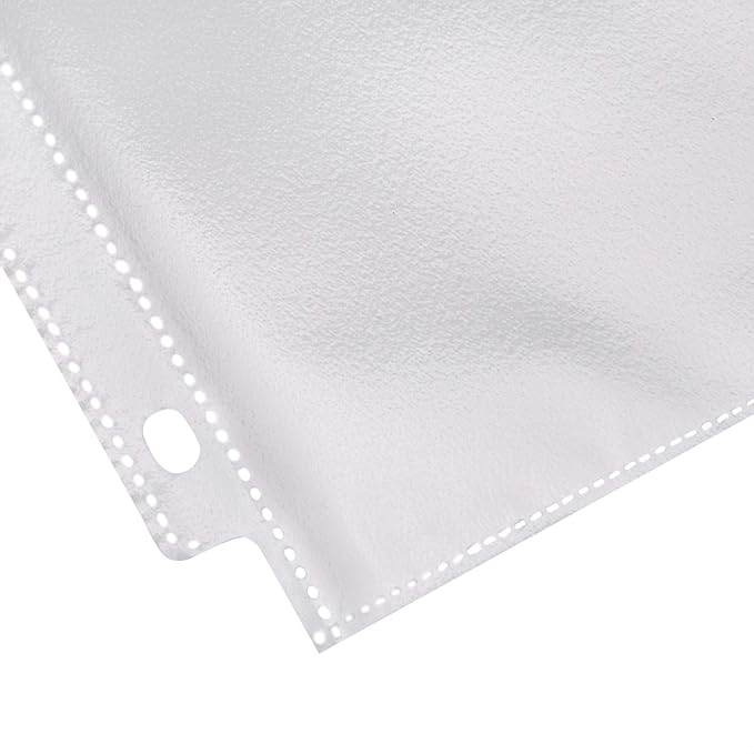 Amazon Basics Sheet Protectors for 3 Ring Binder, Non-Glare, Top Loading, Letter Size 8.5 x 11 in, Document Organizer, Pre-Punched Holes, Clear, 500-Pack