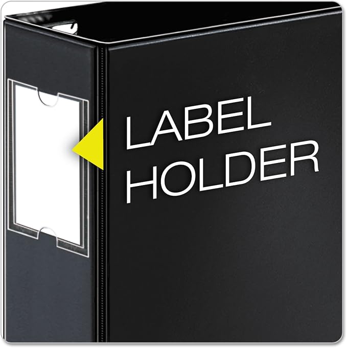 Cardinal Premier Easy Open 11" x 17", Locking Slant-D Ring Binder, 2", Black (12132)