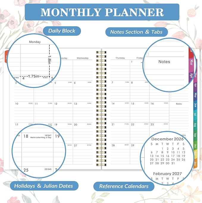 2027 Planner - 2027 Planner Weekly and Monthly, Calendar for Office, School