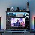 EUREKA ERGONOMIC Desk Pegboard Dual Monitor Stand 43x34 Black | Steel pegboard with dual monitor stands, privacy panel and 4 modular accessories for organized gaming and office setups