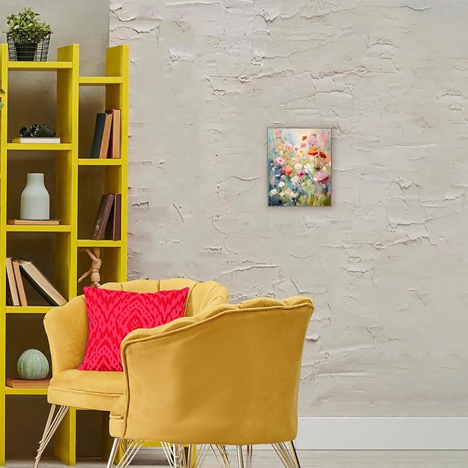 'Wildflower Breeze Impression'| Framed Giclee Art | Stupell Industries | Gray, 11 x 14 Inches, Easy to Hang and Sturdy, Made in USA, by Creative Studio
