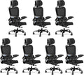 TRALT Office Chair Ergonomic Desk Chair - Gaming Chair with Lumbar Support | 330 LBS Home Office Desk Chairs with Headrest, Reading Chair with Flip-up Armrests, Comfortable Computer Chairs (7, Black)